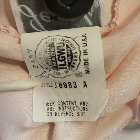 Jewels Vintage Light Pink Lace Bodysuit Teddy Negligee Coquettegirl Small - Picture 9 of 10